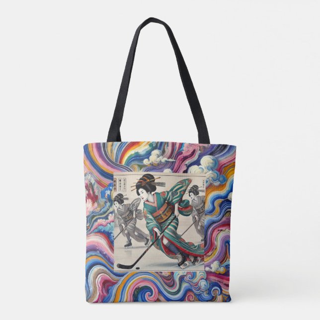 Energetic Ukiyo-e Tote Bag (Rückseite)