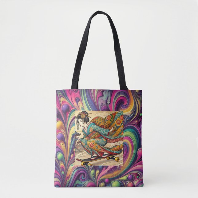 Energetic Ukiyo-e Tote Bag トートバッグ (Vorderseite)