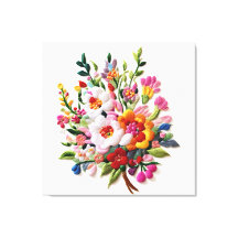 Energetische Blütenmauer Dekoration