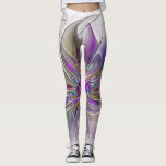 Energetische, farbenfrohe Abstrakte Fraktal Kunst  Leggings<br><div class="desc">Eine bunte,  kraftvolle Fantasie-Blume,  einzigartige Blumenkunst,  Design für Ihre Leggings und vieles mehr.</div>