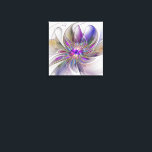 Energetische, farbenfrohe Abstrakte Fraktal Kunst  Leinwanddruck<br><div class="desc">Eine bunte,  kraftvolle Fantasie-Blume,  einzigartige Blumenkunst,  Design für Ihre Leinwand und vieles mehr.</div>