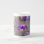 Energetische, farbenfrohe Abstrakte Fraktal Kunst Prozellantasse<br><div class="desc">Eine bunte, kraftvolle Fantasie-Blume, einzigartige Blumenkunst, Design für Ihre Porzellan-Tasse und vieles mehr.</div>