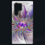 Energetische, farbenfrohe Abstrakte Fraktal Kunst  Samsung Galaxy Hülle<br><div class="desc">Eine bunte,  leistungsstarke Fantasy-Blume,  eine einzigartige Blumenkunst,  die für Ihre Samsung Galaxy S22 Ultra Gehäuse und mehr konzipiert ist.</div>
