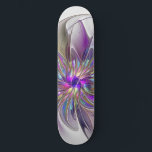 Energetische, farbenfrohe Abstrakte Fraktal Kunst  Skateboard<br><div class="desc">Eine bunte,  kraftvolle Fantasy-Blume,  einzigartige Blumenkunst,  Design für Ihr dekoratives,  ungewöhnliches Skateboard und vieles mehr.</div>