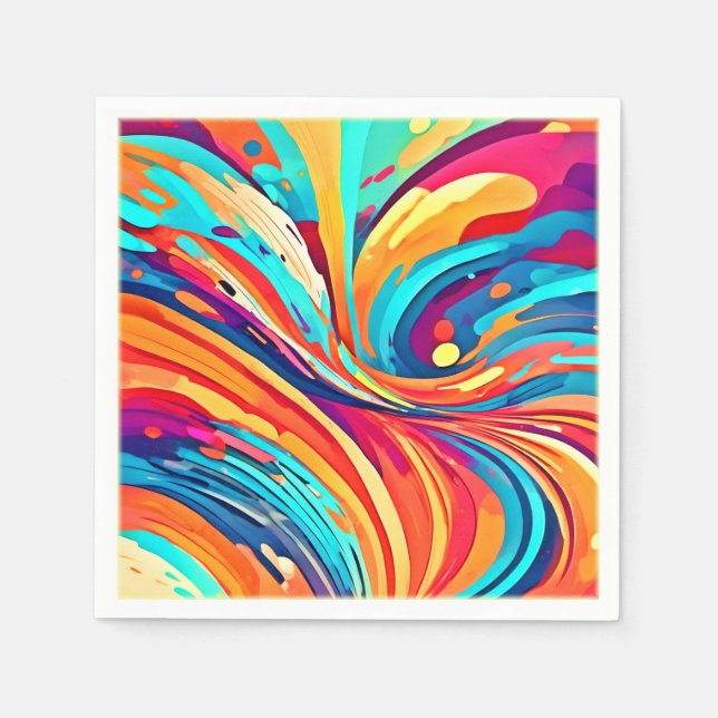 Energetische Harmonie Serviette (Vorderseite)