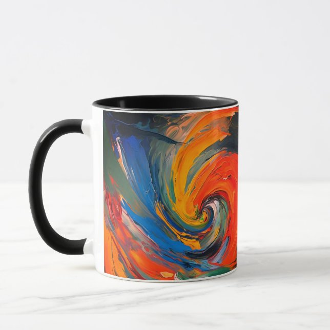 Energetische Spiralwirbel Tasse (Links)