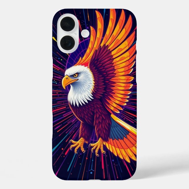 Energetischer Adler in lebhaften Farben - Bold Mob Case-Mate iPhone Hülle (Rückseite)