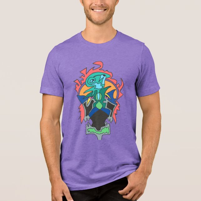 Energie-Boost Tri-Blend Shirt (Vorderseite)