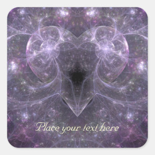 Energie der Liebe Quadratischer Aufkleber