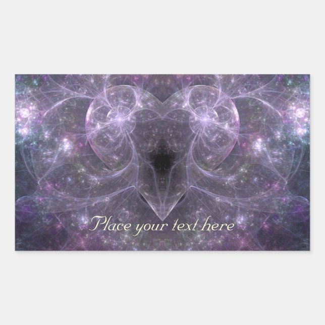 Energie der Liebe Rechteckiger Aufkleber (Vorderseite)