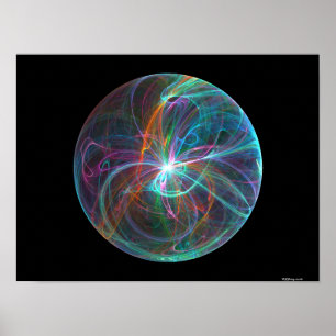 Energie des Regenbogens Poster