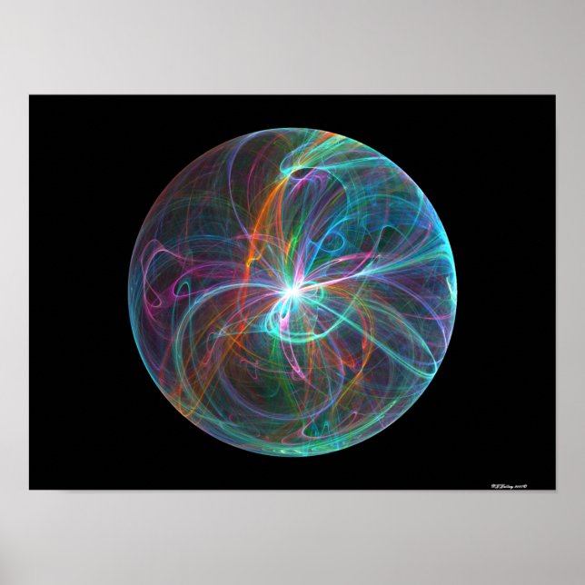 Energie des Regenbogens Poster (Vorne)
