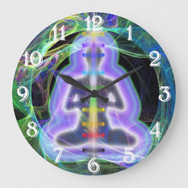 Energie Große Wanduhr (Vorderseite)