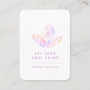 Energie Heiler Reiki Spirituelle Business Card Visitenkarte