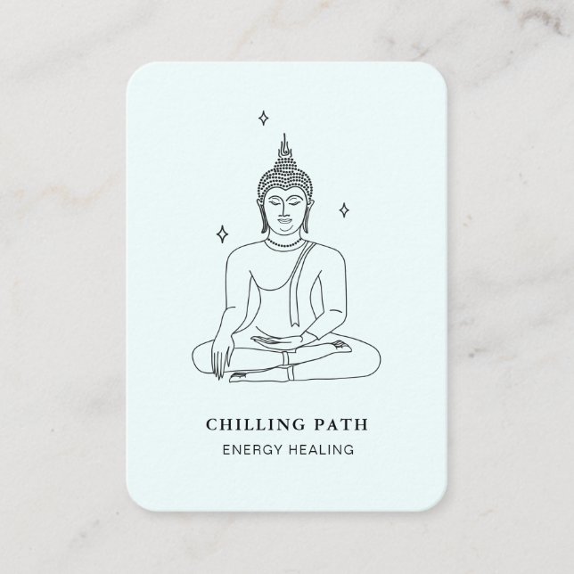 Energie Heiler Reiki Spirituelle Business Card Visitenkarte (Vorderseite)