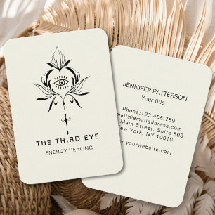 Energie Heiler Reiki Spirituelle Business Card Visitenkarte