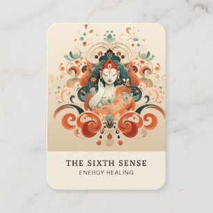 Energie Heiler Reiki Spirituelle Business Card Visitenkarte