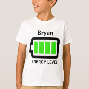 Energie-Niveau-Shirt T-Shirt