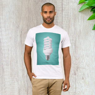 Energie Rettend Glühbirne Power Mens T - Shirt