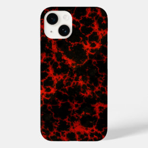 Energie Rot und Schwarze Flammen Case-Mate iPhone Hülle