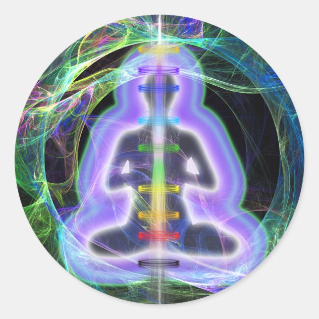 Energie Runder Aufkleber (Vorderseite)