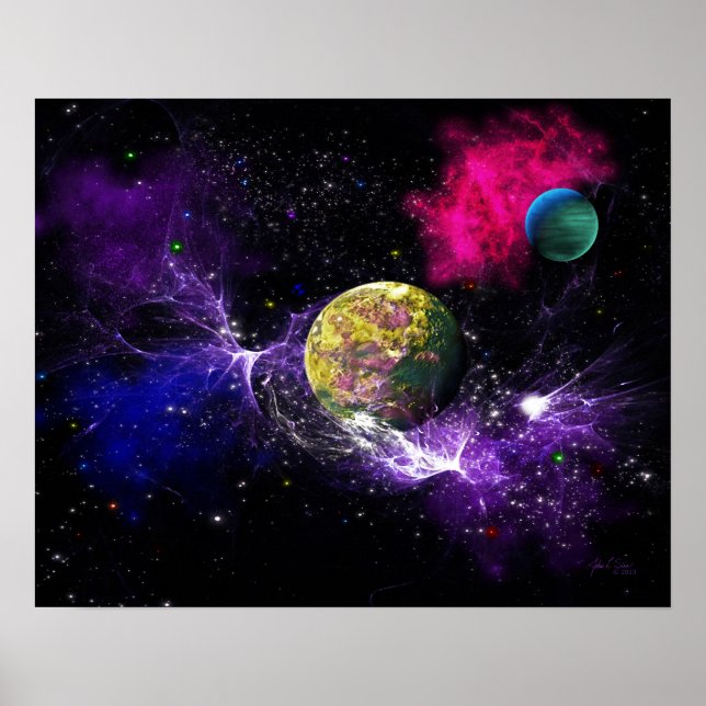Energie-Sturm (20x16) Poster (Vorne)