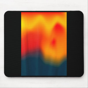 Energie thermische Infrarot-Wärmewelle farbenfroh Mousepad
