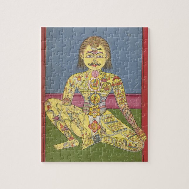 Energie-Yogapuzzlespiel Puzzle (Vertikal)