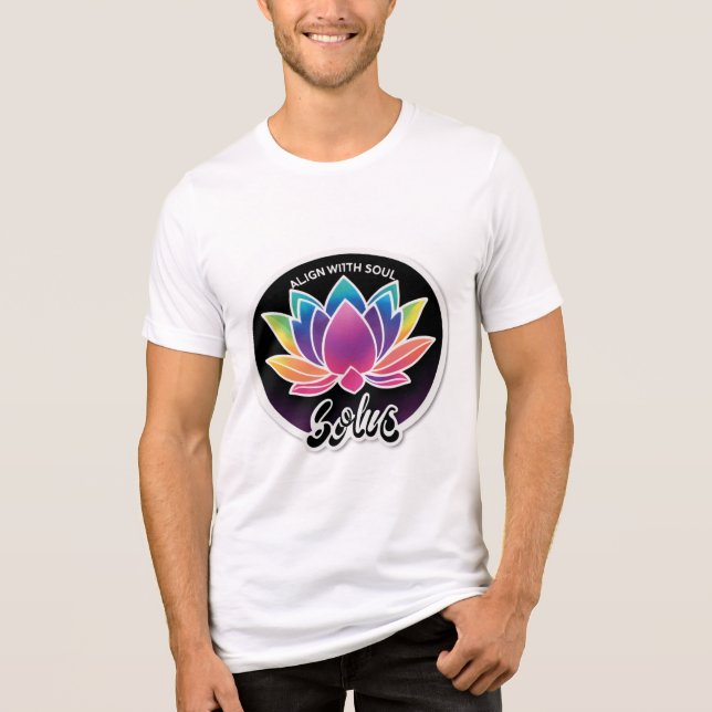 Energieflüsse - dynamische Flussentwicklung Tri-Blend Shirt (Vorderseite)