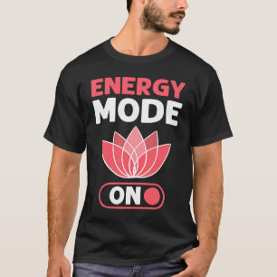 Energieflussmodus auf die Energieheiler-Praxis von T-Shirt