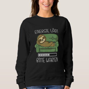 Energiekosten Bitte warten Sie auf dem Sofa Chi. Sweatshirt