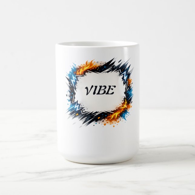 Energiekreis – Anpassbares Textdesign Kaffeetasse (Mittel)
