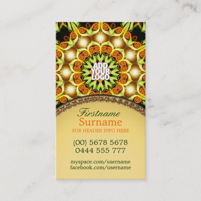 Energienutzungskarte für neues Zeitalter Visitenkarte (Vorderseite)