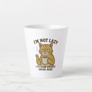 Energiesparmodus-Katze Latte-Mug Milchtasse