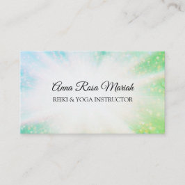 *~* Energieverschmutzungswellen Glitzern Reiki Visitenkarte