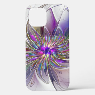 Energische, farbenfrohe abstrakte fraktale Blumenk Case-Mate iPhone Hülle