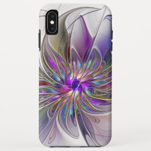 Energische, farbenfrohe abstrakte fraktale Blumenk Case-Mate iPhone Hülle