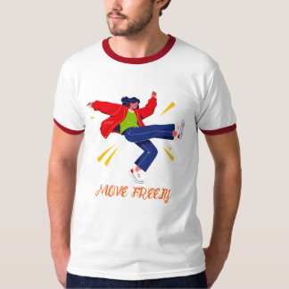 Energische Tanzbewegung Jugend Grafik T-Shirt