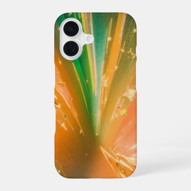 Energy Burst Phone Case iPhone 16 Hülle (Rückseite)