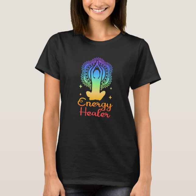 Energy Chakra Holistic Healing Hands Energy Healer T-Shirt (Vorderseite)