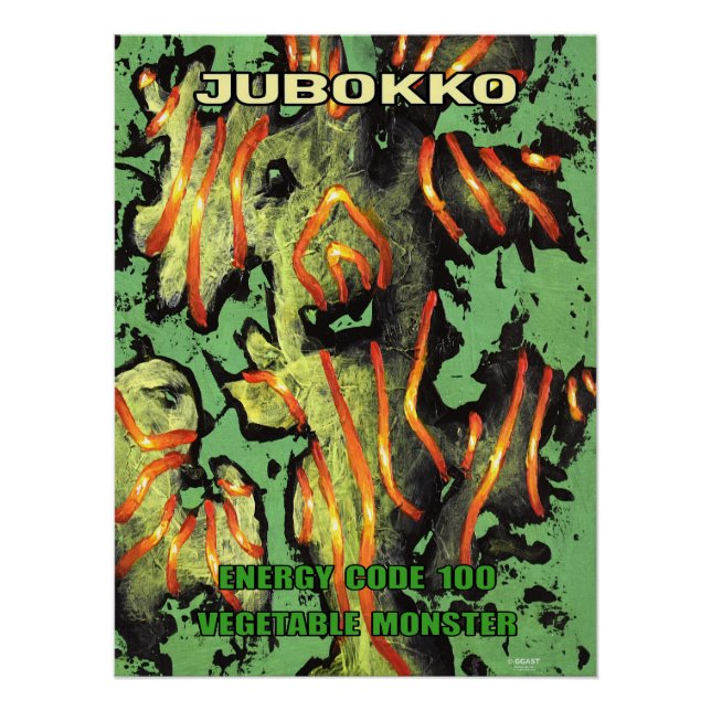 Energy Code 100 – Monster Vegetable "Jubokko"  Poster (Vorderseite)