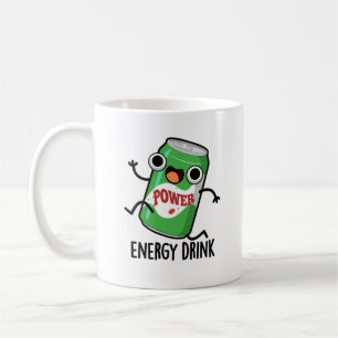 Energy Drink Funny Energetic Drink Pun Kaffeetasse