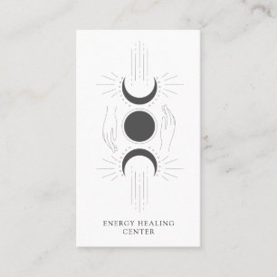 Energy Healing Wellness Business Card Visitenkarte