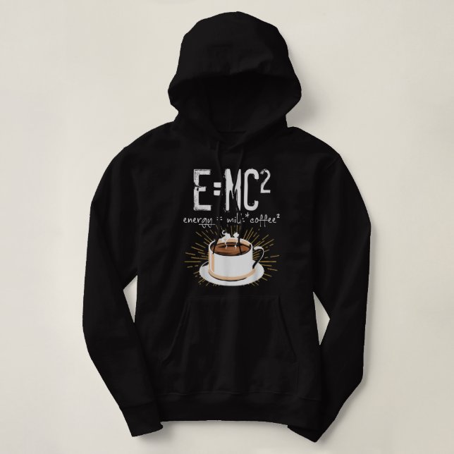 Energy Milk Kaffee Funny Chemistry Science Themed Hoodie (Design vorne)