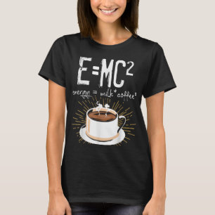 Energy Milk Kaffee Funny Chemistry Science Themed T-Shirt