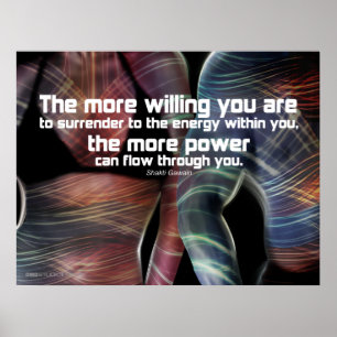 Energy Power Print Poster