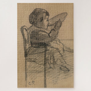 Enfant von Camille Pissarro Puzzle