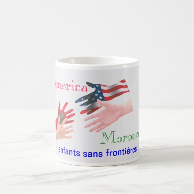 enfants ohne frontières Marokko-Kinderteeschale Kaffeetasse (Mittel)