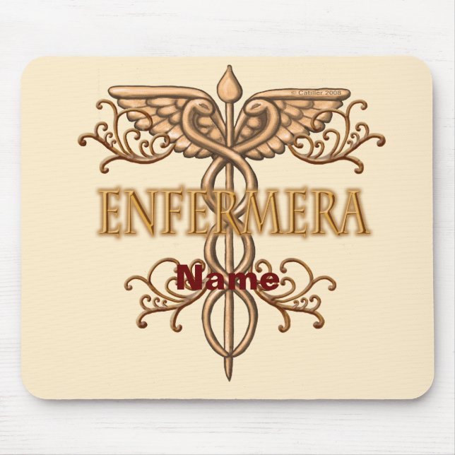 Enfermera-Krankenschwester Mousepad (Vorne)