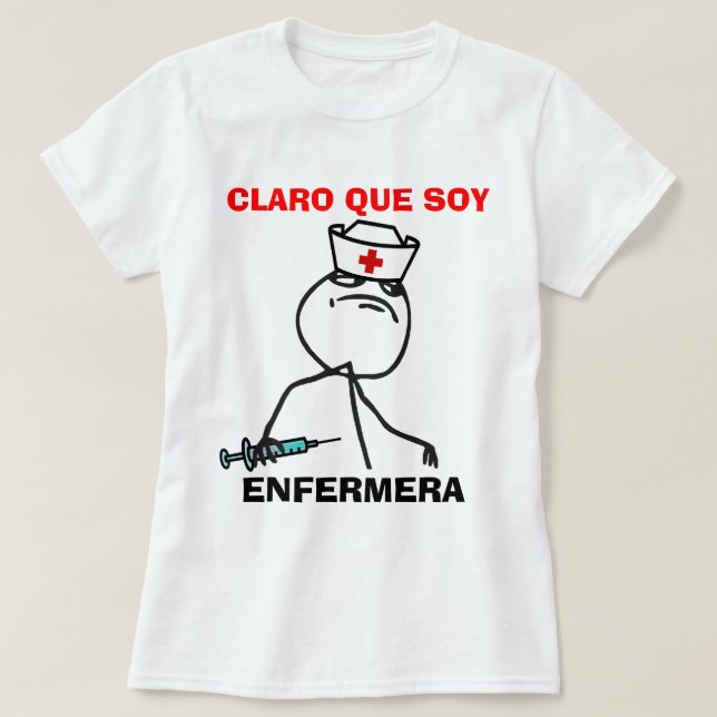 Enfermera T-Shirt (Design vorne)